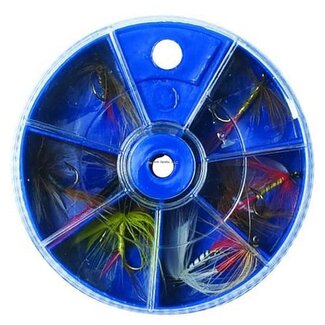 EAGLE CLAW Eagle Claw  Trout Fly Assortment  Set 10/Pkg