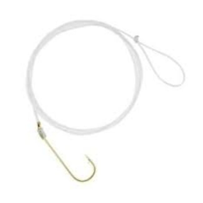 Danielson Aberdeen Snelled Hooks 6" 6/Pkg #6