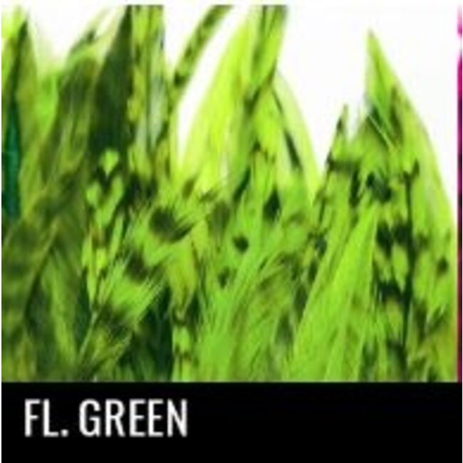 Shor Fishing Chinchilla Hackle Fluorescent Green 3 to 5''