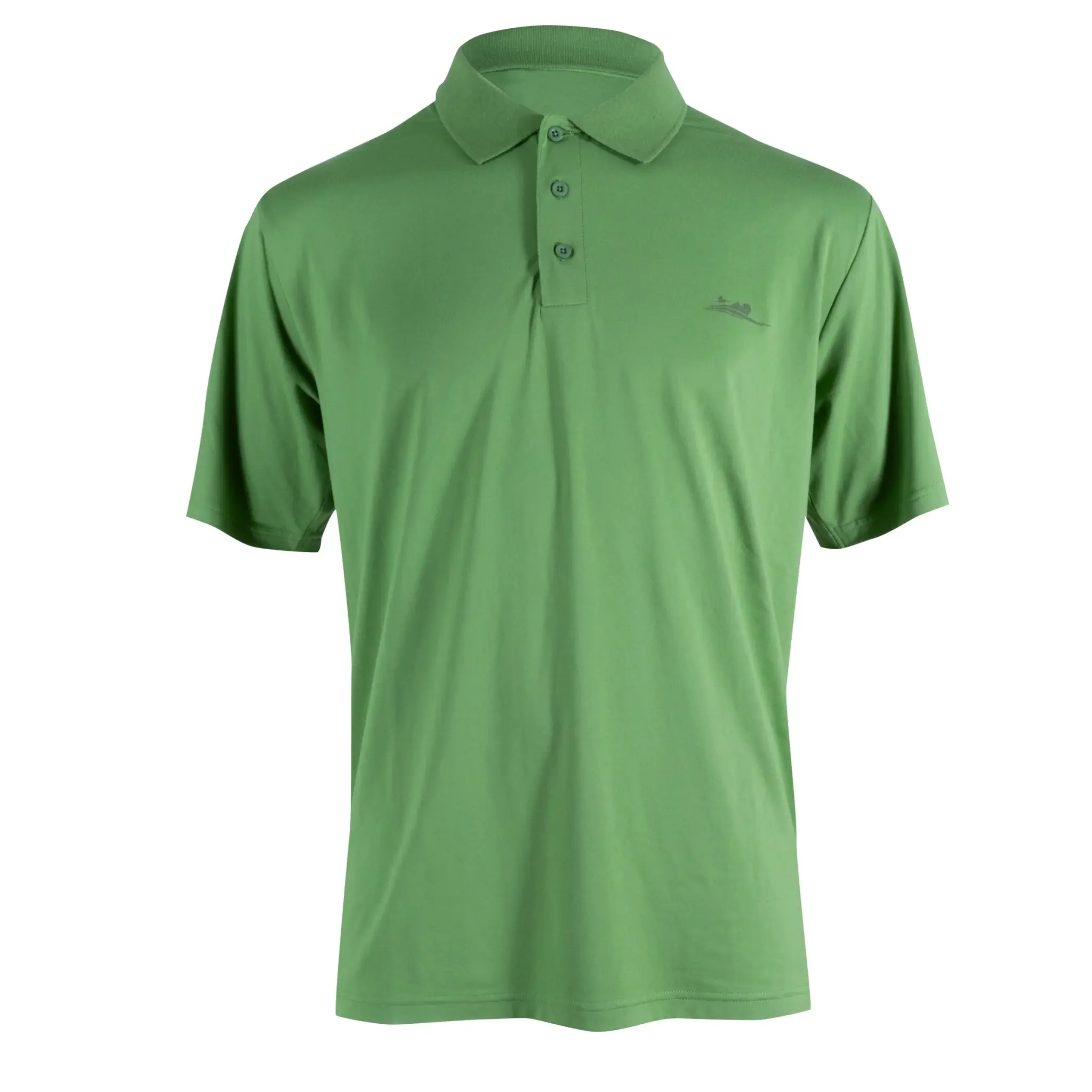 Chemise verte CRISTIFLY – Gaze de coton, coupe courte et ample, manches courtes