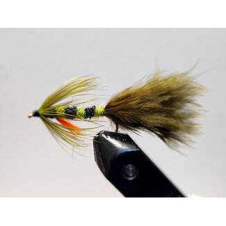 Mouche Wooly Bugger Krystal Perch Hameçon #8