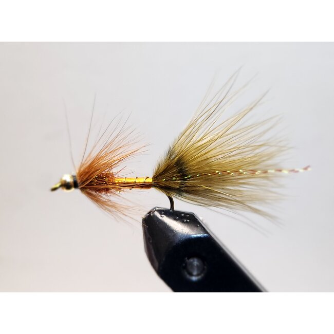 Mouche Wooly Bugger Brune Bead Head #8