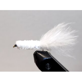 Mouche White Worm Hameçon #10