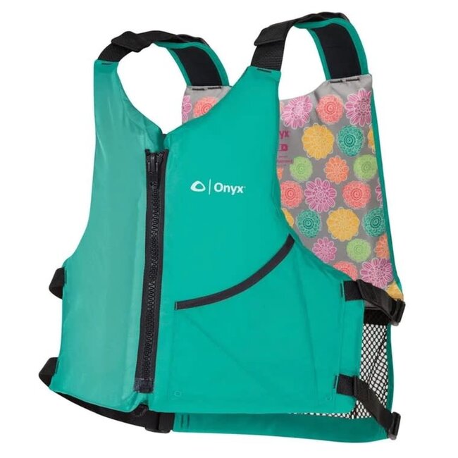 Onyx Universal Paddle Life Jacket Adults Aqua