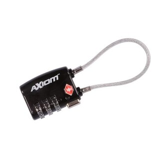 Axiom Combo Numbers Padlock With Cable