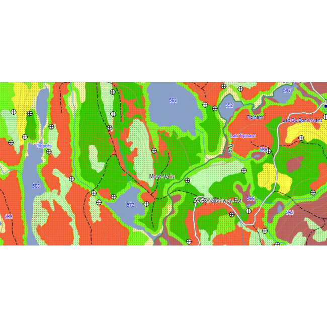 The GPS Map Trakmaps Deer Hunting 4