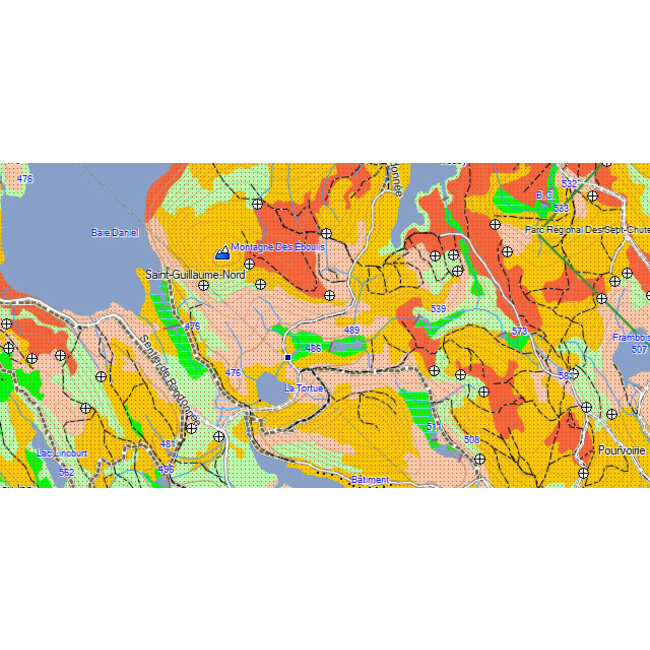 The GPS Map Trakmaps Deer Hunting 4