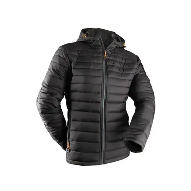 Manteau Isolé Coldfield City Avec Capuchon Homme Noir