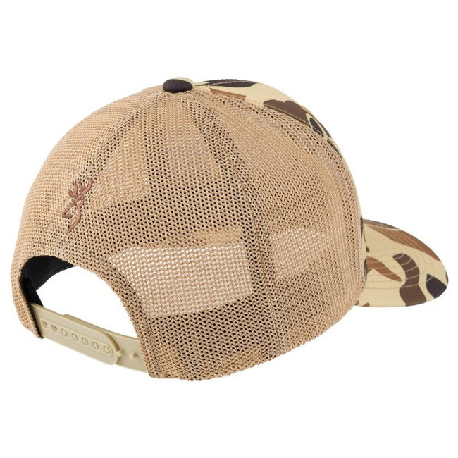 Casquette Browning Cupped Up Mesh Vintage Tan