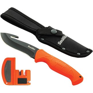 SMITH'S Smith's Edgesport Guthook Fixed Knife With Sharpener