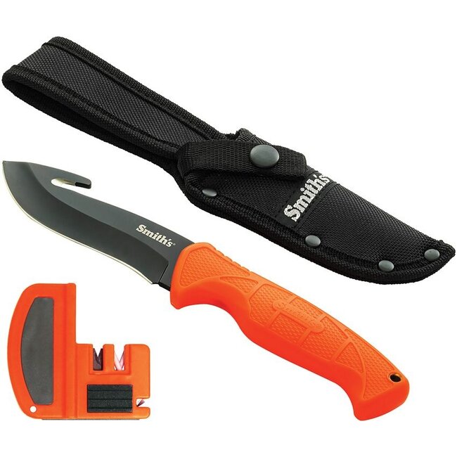 Smith's Edgesport Guthook Fixed Knife With Sharpener