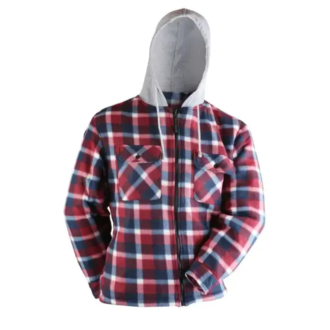 Chemise Gks En Polar À Capuchon Countryside Homme Rouge