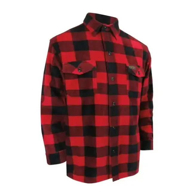 Chemise Jackfield En Polar À Carreaux Rouge