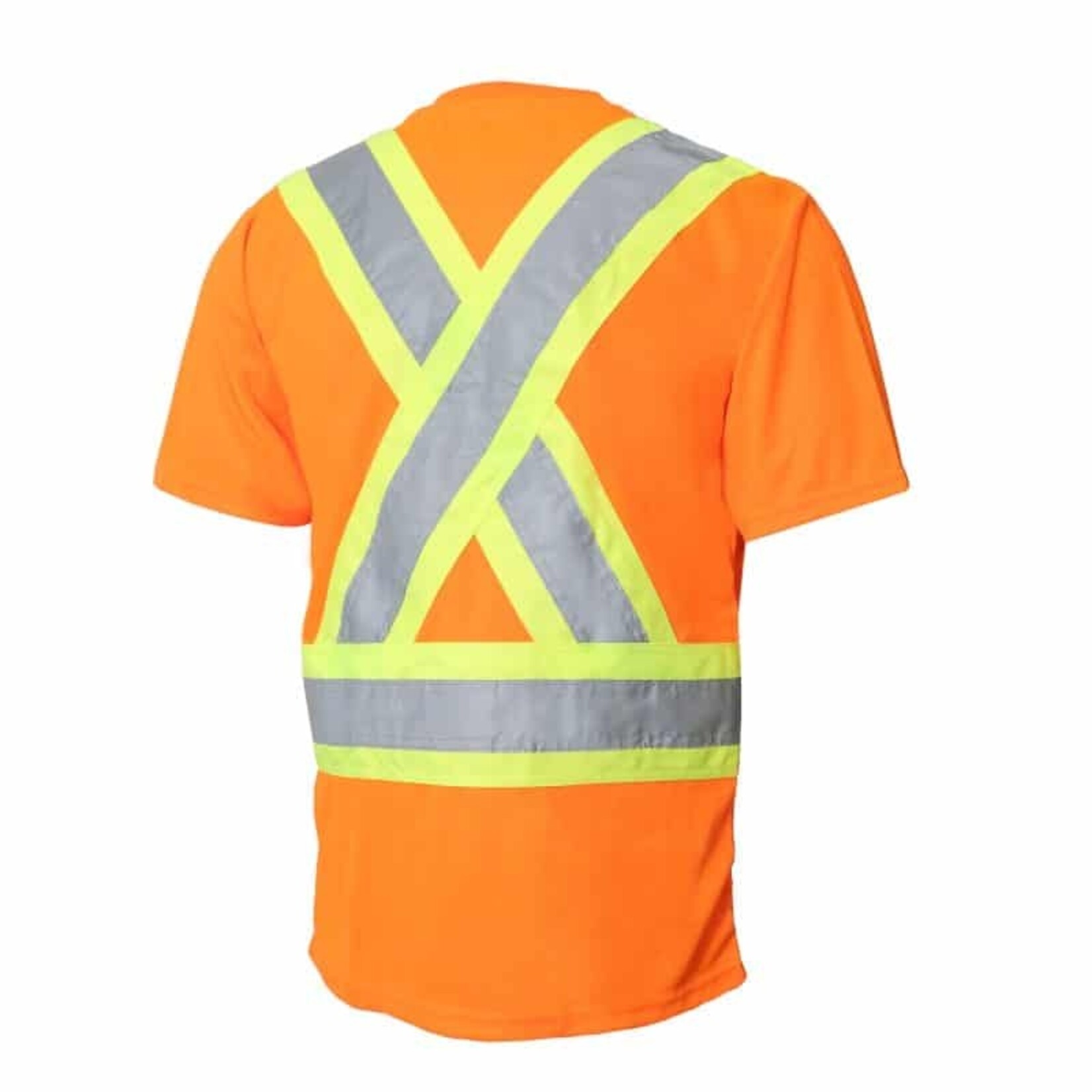 JACKFIELD T-Shirt Manches Courtes Jackfield Bandes Réfléchissantes Homme Orange