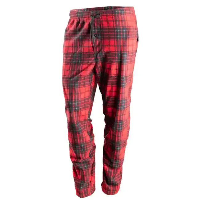 Pantalon De Pyjama Gks À Carreaux Wood Camp Homme Rouge