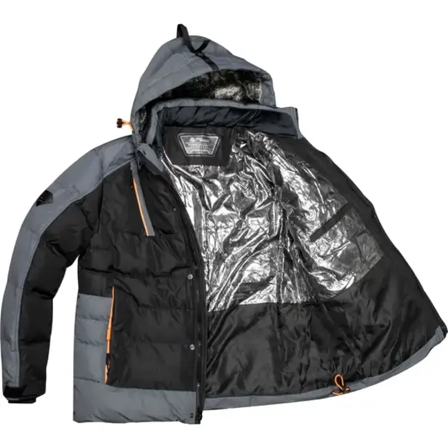Misty Mountain Aviator Winter Jacket Men's Black/Grey