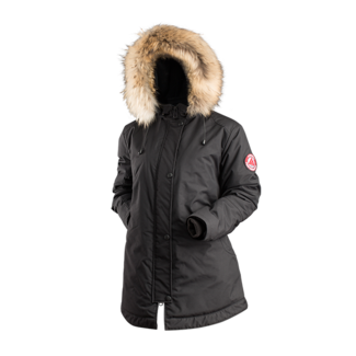 Angora 3/4 Women's Coat  Black Small