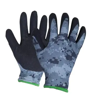JACKFIELD Jackfield Polyester Gloves with Latex Palms Camouflage