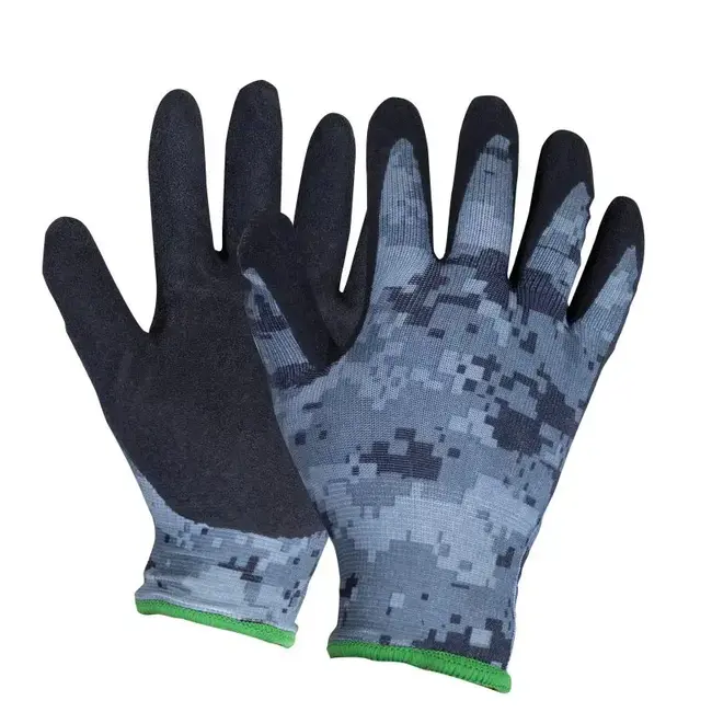 Gants Jackfield En Polyester Avec Paume En Latex Camouflage
