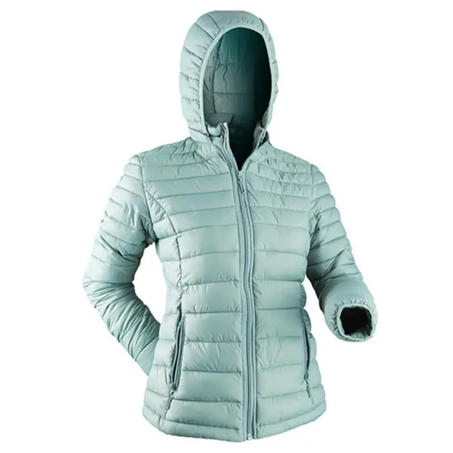 Manteau Isolé Coldfield Travelex Avec Capuchon Femme Menthe