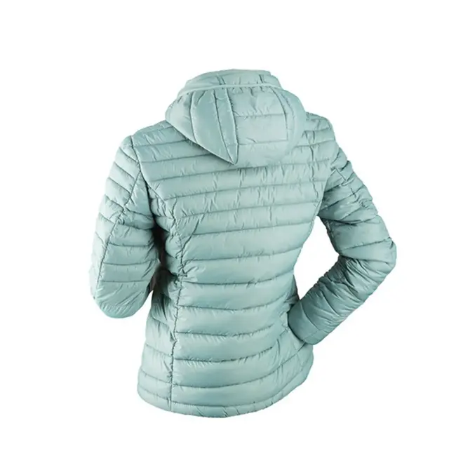 Manteau Isolé Coldfield Travelex Avec Capuchon Femme Menthe