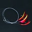 MUSTAD Mouche Mustad Mackerel (3) 5/0 40Lb Rouge Jaune