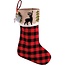 Christmas Stocking With Deer Card