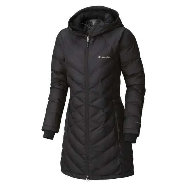 Manteau D'Hiver Columbia Heavenly Long Avec Capuchon Femme Noir