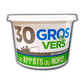 Appâts du Nord 30 Gros Vers De Terre