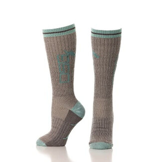DSG Outerwear DGS Merino Wool Socks Aqua/Brown One Size