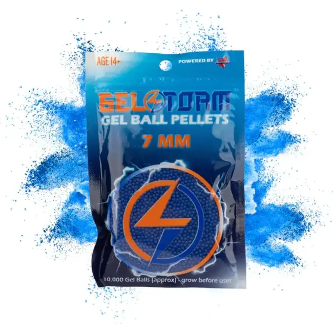 Gel Storm Ammunition Blue 7Mm