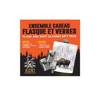 L'ENTREPÔT DU CHASSEUR Ensemble Flasque Et Verres À Shooter Edc Orignal
