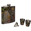 RIVER'S EDGE PRODUCTS Ensemble Flasque Et Verres À Shooter Rivers Edge Camouflage
