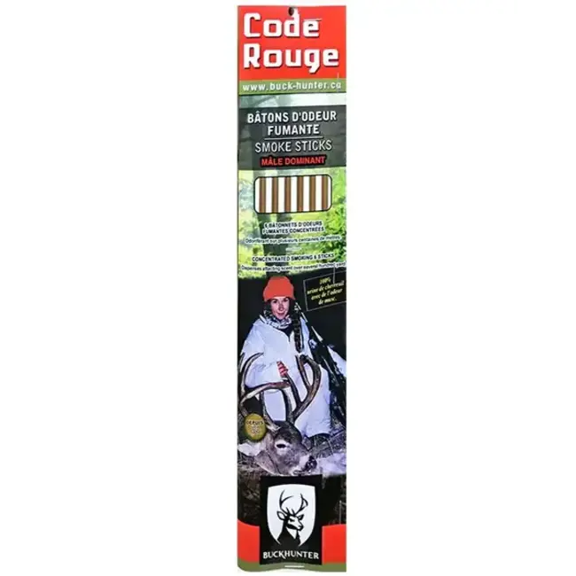 Bâtons D'Encens Code Rouge Chevreuil 6/Pqt