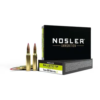 NOSLER Nosler Ballistic Tip Ammunition 7Mm-08 Rem 140Gr. Bt