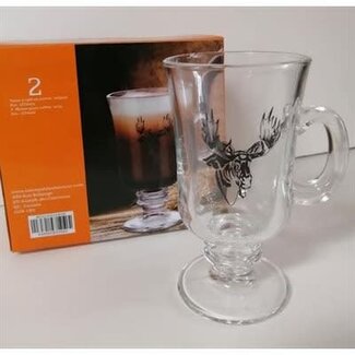 L'ENTREPÔT DU CHASSEUR Tasses À Café En Verre Edc Orignal 8Oz 2/Pqt