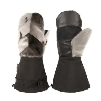 BILODEAU Bilodeau Natural Seal Fur Expedition Unisex Mitts