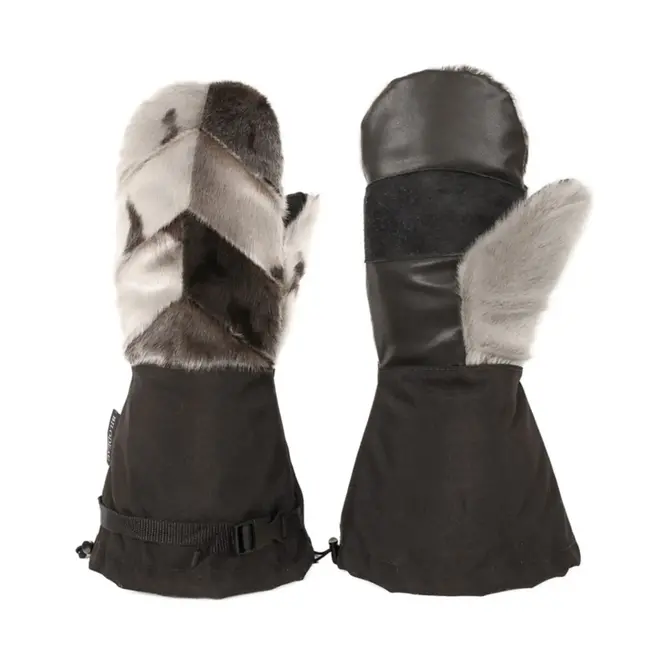 Bilodeau Natural Seal Fur Expedition Unisex Mitts