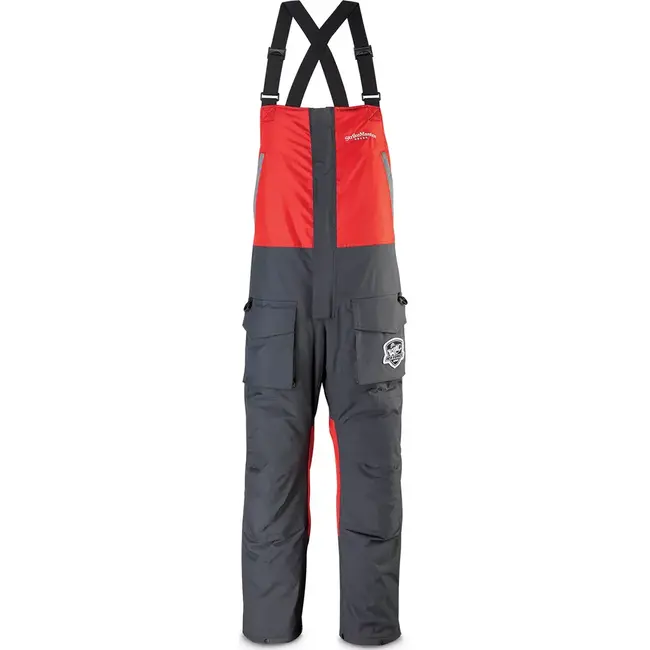 Pantalon Salopette Strikemaster Surface Bibs Homme Charcoal/Rouge