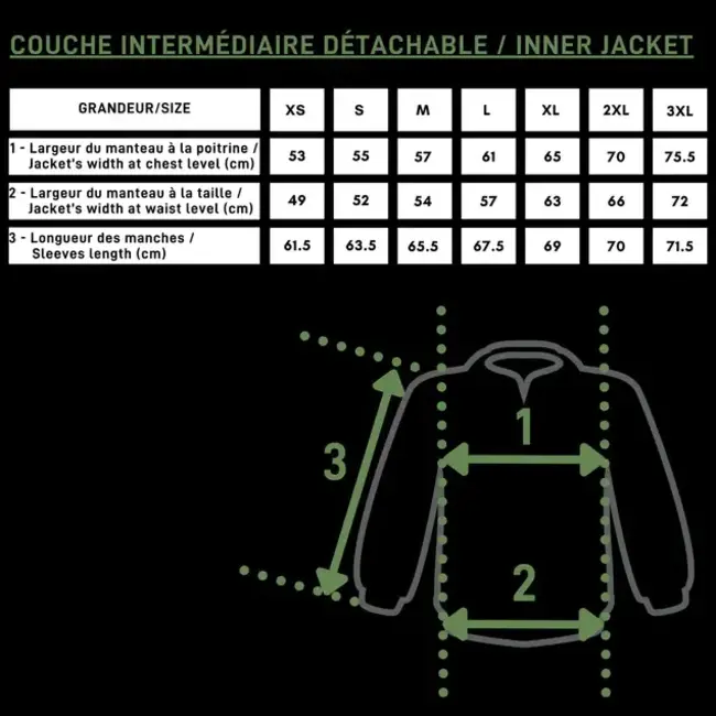 Manteau Coldfield "Guide 3 En 1 Teck Wood Optima 7" - Homme