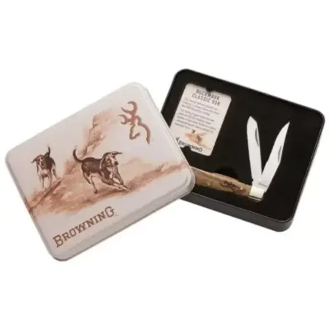 Browning Buckmark Classic 518 Folding Knife With Case