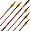 BLACK EAGLE  ARROW Flèches D'Arc Black Eagle Outlaw Plume Blazer 6/Pqt