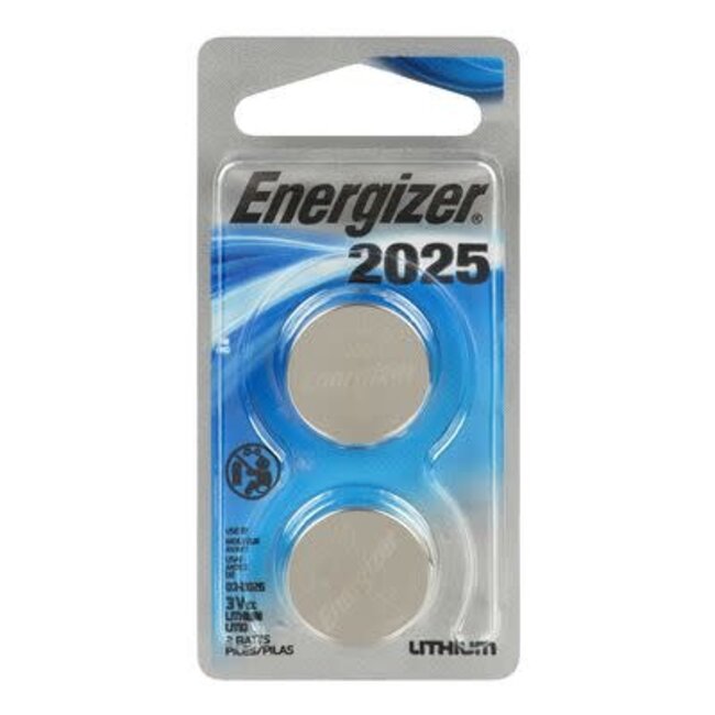 Energizer 2025 Lithium Battery 2-Pkg