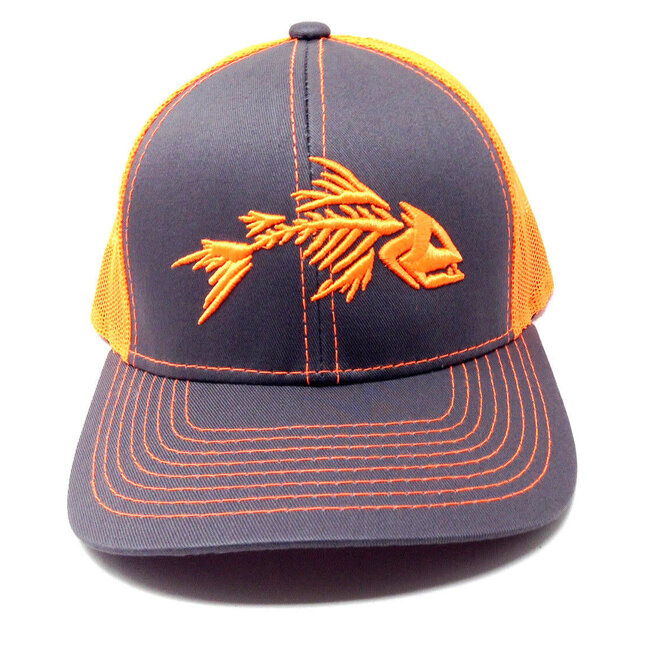 Casquette Outdoor Cap Bon-800 Charcoal Néon Orange