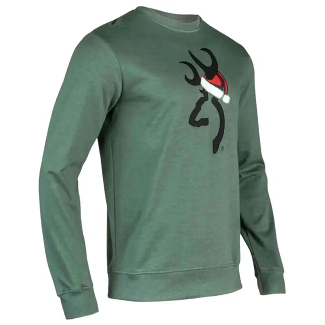 Browning Santa Buckmark Long-Sleeve Sweater Men's Green