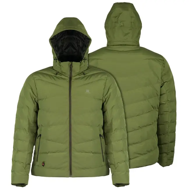 Mobile Warming Crest Heated Coat Men's Green