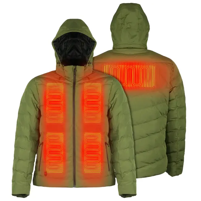 Mobile Warming Crest Heated Coat Men's Green