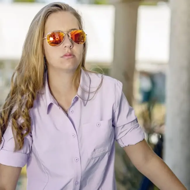 Chemise Manches Longues Mossy Oak Coolcore Explorer Femme Orchidé