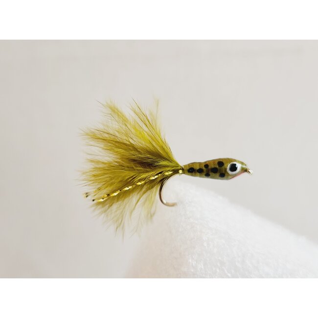 Mouche Plombée Olive Minnow Hameçon #8 1/32 Oz