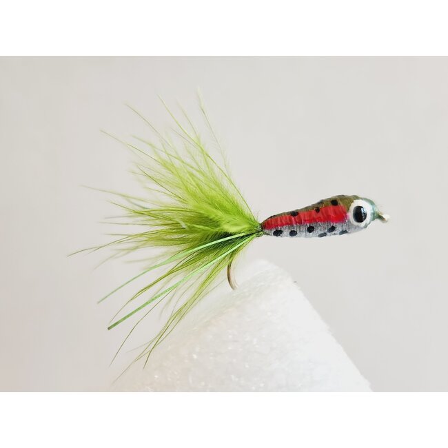 Mouche Plombée Rainbow Trout Minnow Hameçon #8 1/32 Oz